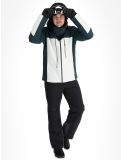 Vignette Ziener, Taponga veste de ski hommes Dark Jungle blanc, vert 