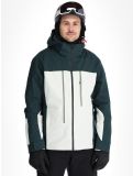 Vignette Ziener, Taponga veste de ski hommes Dark Jungle blanc, vert 