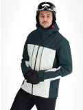 Vignette Ziener, Taponga veste de ski hommes Dark Jungle blanc, vert 