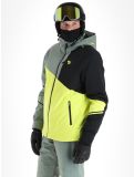 Vignette Ziener, Timpa veste de ski hommes Bitter Lemon jaune, noir, vert 