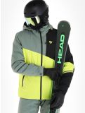 Vignette Ziener, Timpa veste de ski hommes Bitter Lemon jaune, noir, vert 