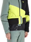 Vignette Ziener, Timpa veste de ski hommes Bitter Lemon jaune, noir, vert 