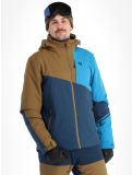 Vignette Ziener, Timpa veste de ski hommes Hale Navy bleu, gris, vert 