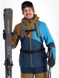 Vignette Ziener, Timpa veste de ski hommes Hale Navy bleu, gris, vert 