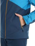 Vignette Ziener, Timpa veste de ski hommes Hale Navy bleu, gris, vert 