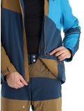 Vignette Ziener, Timpa veste de ski hommes Hale Navy bleu, gris, vert 