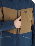 Vignette Ziener, Triglav veste de ski hommes Hale Navy bleu, vert 