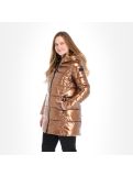 Vignette CMP, 30K3506 manteau d'hiver femmes brun 