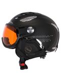 Vignette Cairn, Cosmos, ski helmet with photochromic visor, crystal riviera black