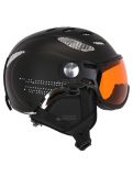 Vignette Cairn, Cosmos, ski helmet with photochromic visor, crystal riviera black