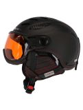 Vignette Cairn, Cosmos, ski helmet with photochromic visor, mat black contour 