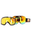 Vignette Cairn, Focus Otg lunettes de ski unisexe Mat Black Orange Mirror noir, orange 