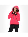 Vignette CMP, Softshell jacket zip hood, softshell ski jacket, women, rhodamine pink