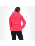 Vignette CMP, Softshell jacket zip hood, softshell ski jacket, women, rhodamine pink