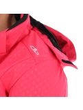 Vignette CMP, Softshell jacket zip hood, softshell ski jacket, women, rhodamine pink