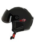 Vignette Demon, Compact, Ski helmet with visor, black