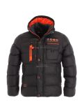 Vignette Geographical Norway, Citernier manteau d'hiver hommes noir 