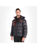 Vignette Geographical Norway, Citernier manteau d'hiver hommes noir 