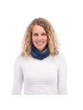 Vignette Deluni, Lightweight Neckwarmer Triangles foulard unisexe bleu 