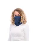 Vignette Deluni, Lightweight Neckwarmer Triangles foulard unisexe bleu 