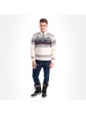 Vignette Kama, 50% merino coupe vent hommes blanc 