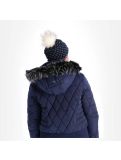 Vignette Kama, Fashion beanie bonnet femmes bleu 