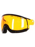 Vignette Kask, Piuma Visor, double lens ski visor, orange