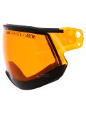 Vignette Kask, Piuma Visor, double lens ski visor, orange