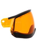 Vignette Kask, Piuma Visor, double lens ski visor, orange