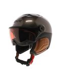 Vignette Kask, Piuma-R Elite casque de ski avec visière unisexe Carbon/Brown brun, noir 