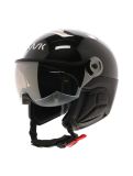 Vignette Kask, Piuma-R Chrome Visor casque de ski avec visière unisexe Black/Silver argent, noir 