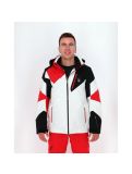 Vignette Spyder, veste de ski blanc, noir, rouge 