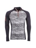 Vignette Superdry, pull de ski hommes carbon space dye gris 