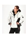 Vignette Superdry, veste de ski blanc 