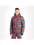 Vignette Tenson, Yanis Camo veste de ski hommes orange 