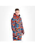 Vignette Tenson, Yanis Camo veste de ski hommes orange 