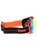 Vignette Uvex, lunettes de ski Sans cadre noir, orange 