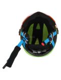 Vignette Uvex, Junior visor pro, Ski helmet with visor, kids, apple mat green