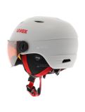 Vignette Uvex, Junior visor pro, ski helmet with visor, kids, white