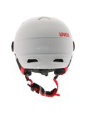 Vignette Uvex, Junior visor pro, ski helmet with visor, kids, white