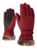 Vignette Ziener, gants de ski rouge 