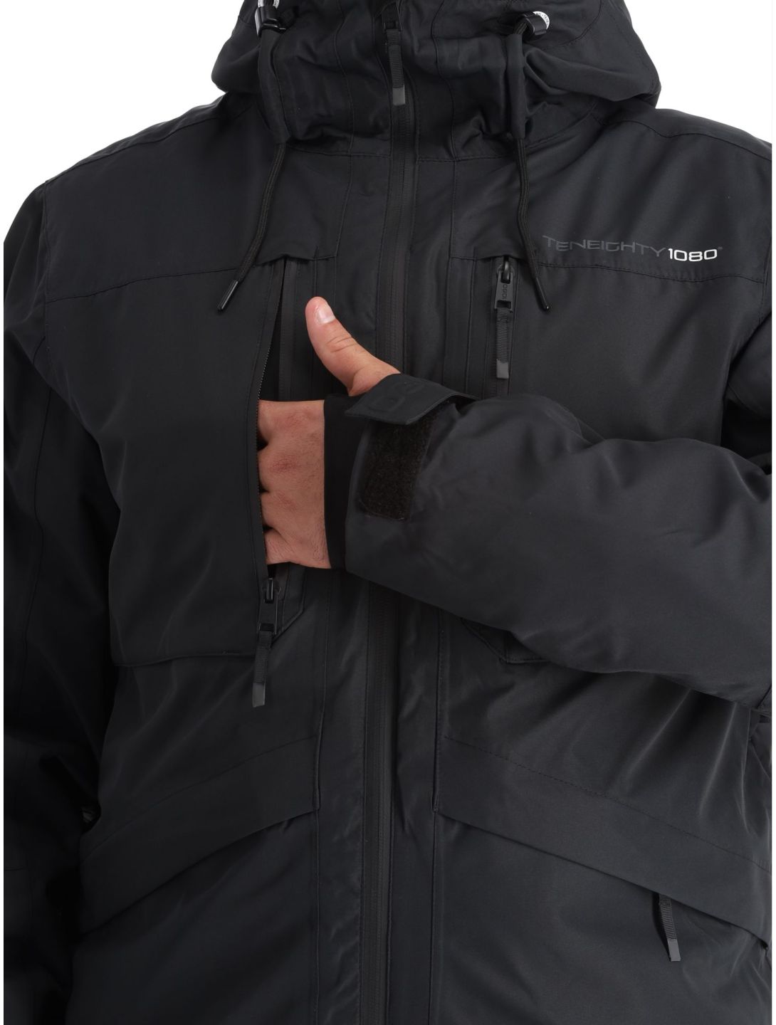 1080, Ash-T veste de ski hommes Black noir 