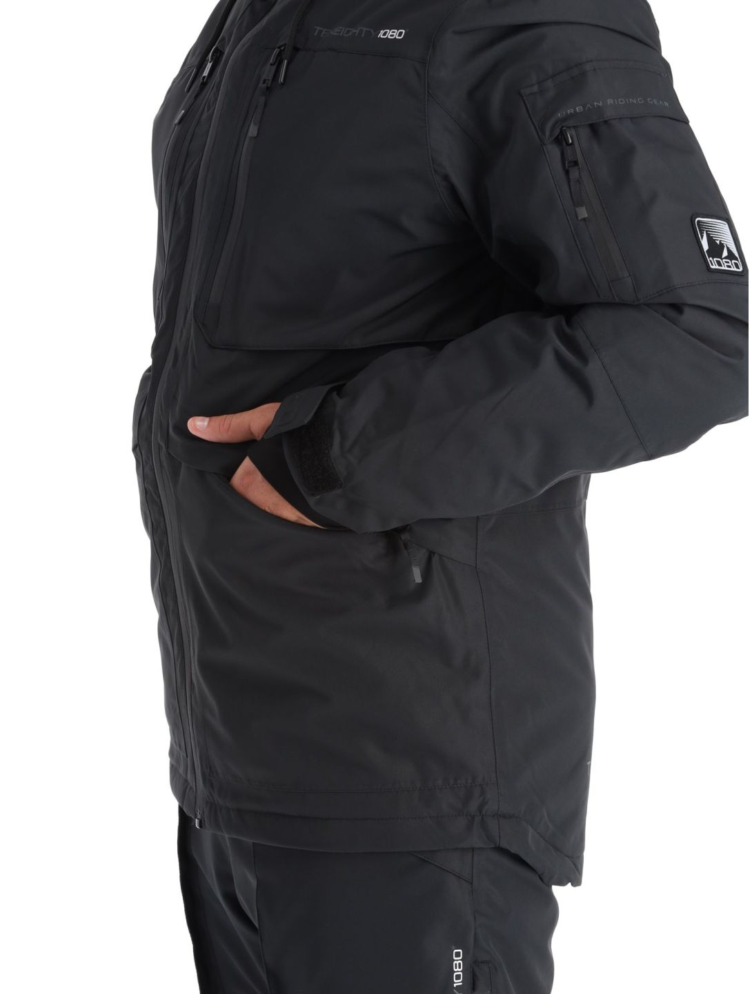 1080, Ash-T veste de ski hommes Black noir 