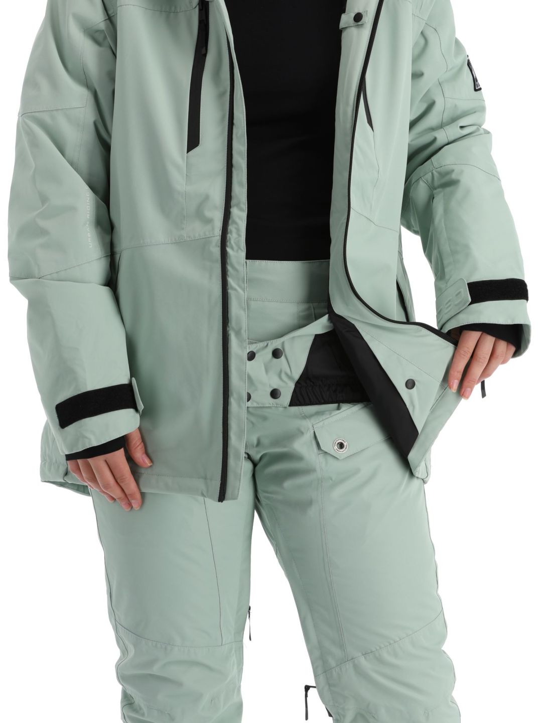 1080, Barb-T veste de ski femmes Green Milieu vert 