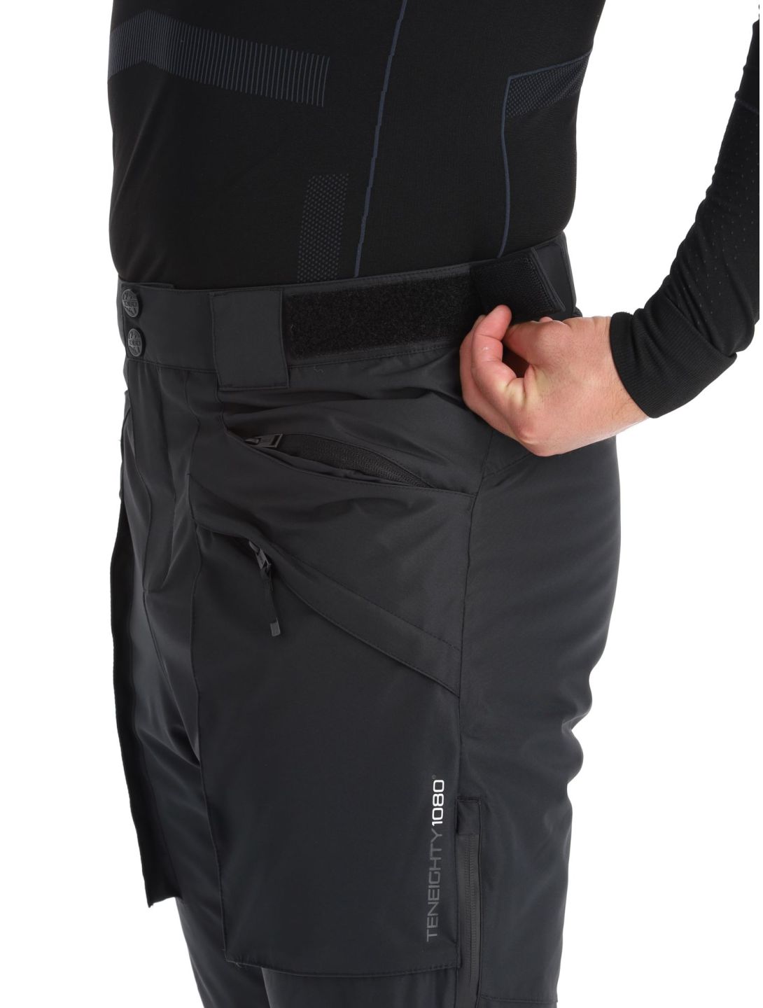 1080, Divert-T pantalon de ski hommes Black noir 