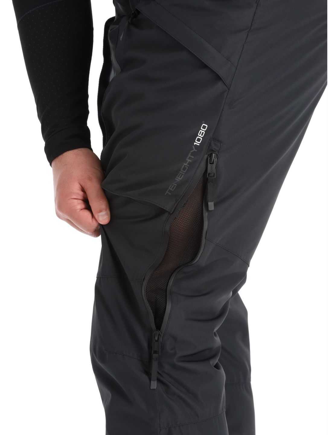 1080, Divert-T pantalon de ski hommes Black noir 