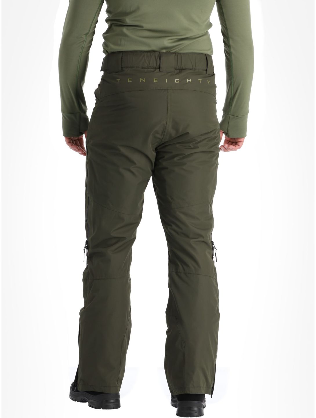 1080, Divert-T pantalon de ski hommes Olive vert 