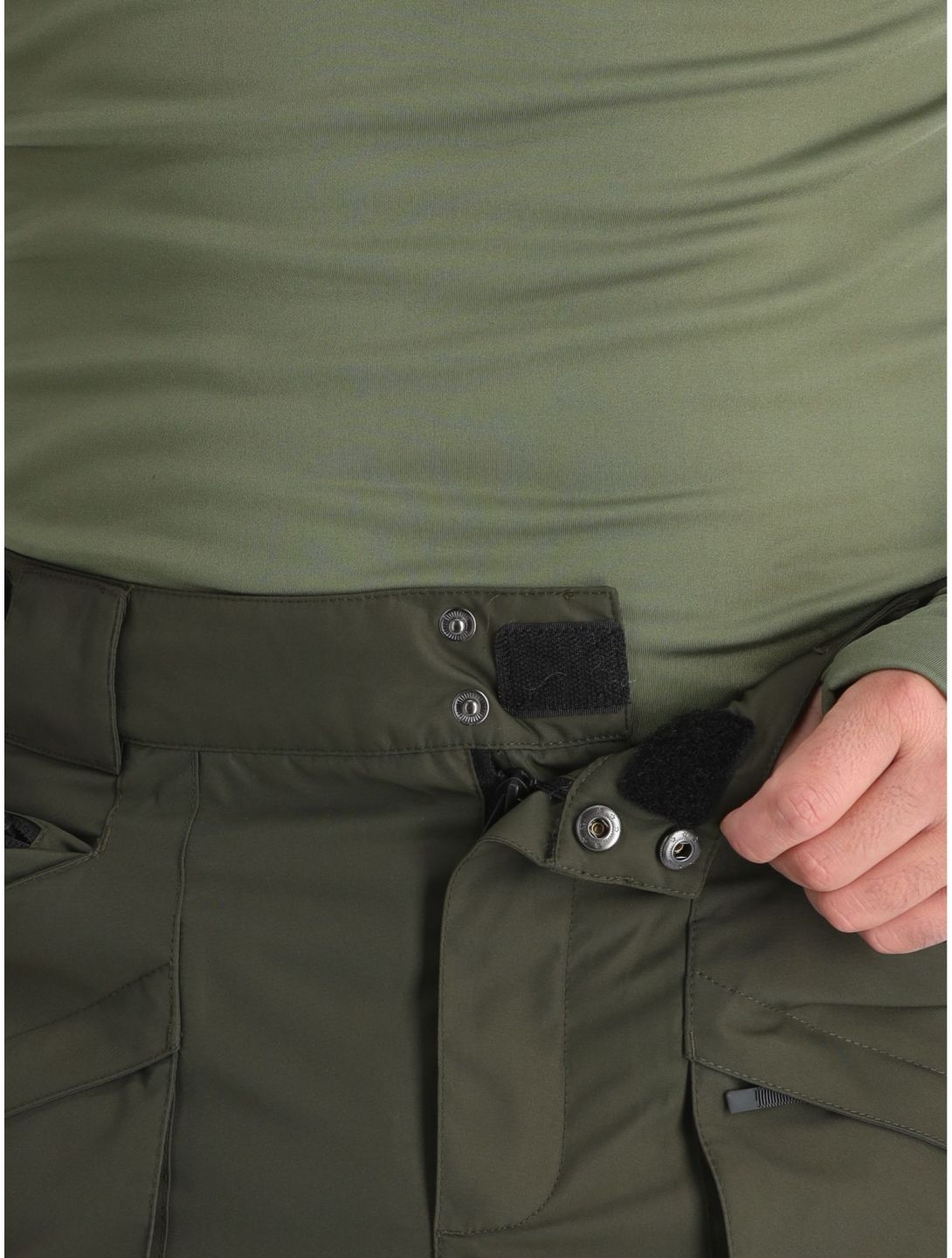 1080, Divert-T pantalon de ski hommes Olive vert 