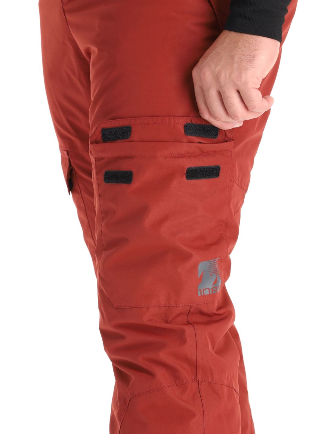 1080, Hoax-T pantalon de ski hommes Burgundy rouge 