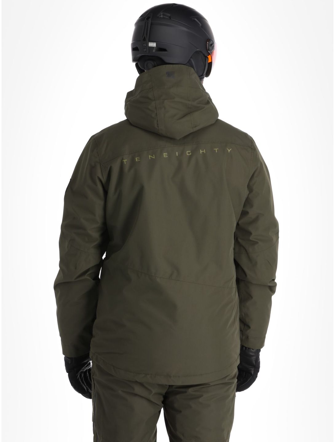 1080, Jerry-T veste de ski hommes Olive vert 